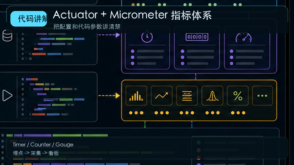 Spring Boot Actuator 与 Micrometer：性能指标体系搭建 代码讲解图