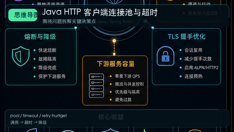 Java HTTP 客户端性能优化：连接复用、超时和重试边界