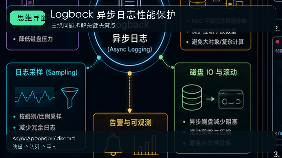 Logback 异步日志优化：高并发接口如何避免日志拖慢请求