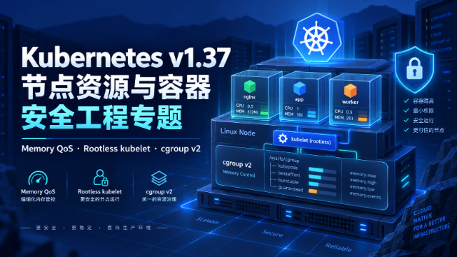 Kubernetes v1.37 节点资源与容器安全工程专题