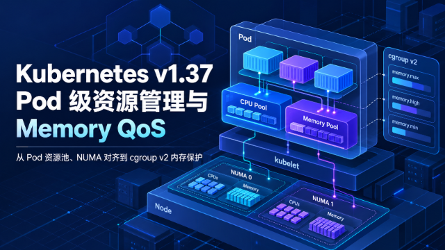 Kubernetes v1.37 Pod 级资源管理与 Memory QoS 工程专题