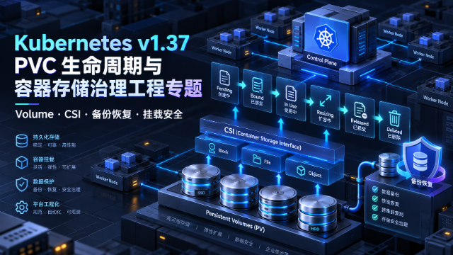 Kubernetes v1.37 PVC 生命周期与容器存储治理工程专题