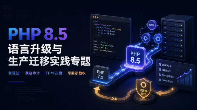 PHP 8.5 语言升级与生产迁移实践专题