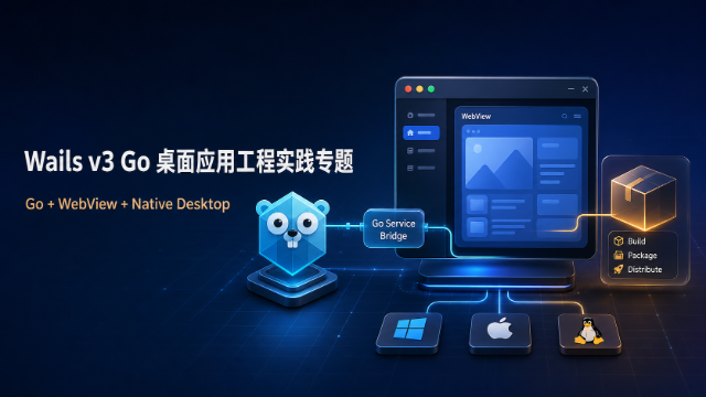 Wails v3 Go 桌面应用工程实践专题